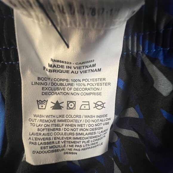 Nike Kid's Dri-Fit Standard Fit‎ Running Shorts,  Size XS, Blue/Black Camo - Picture 8 of 9